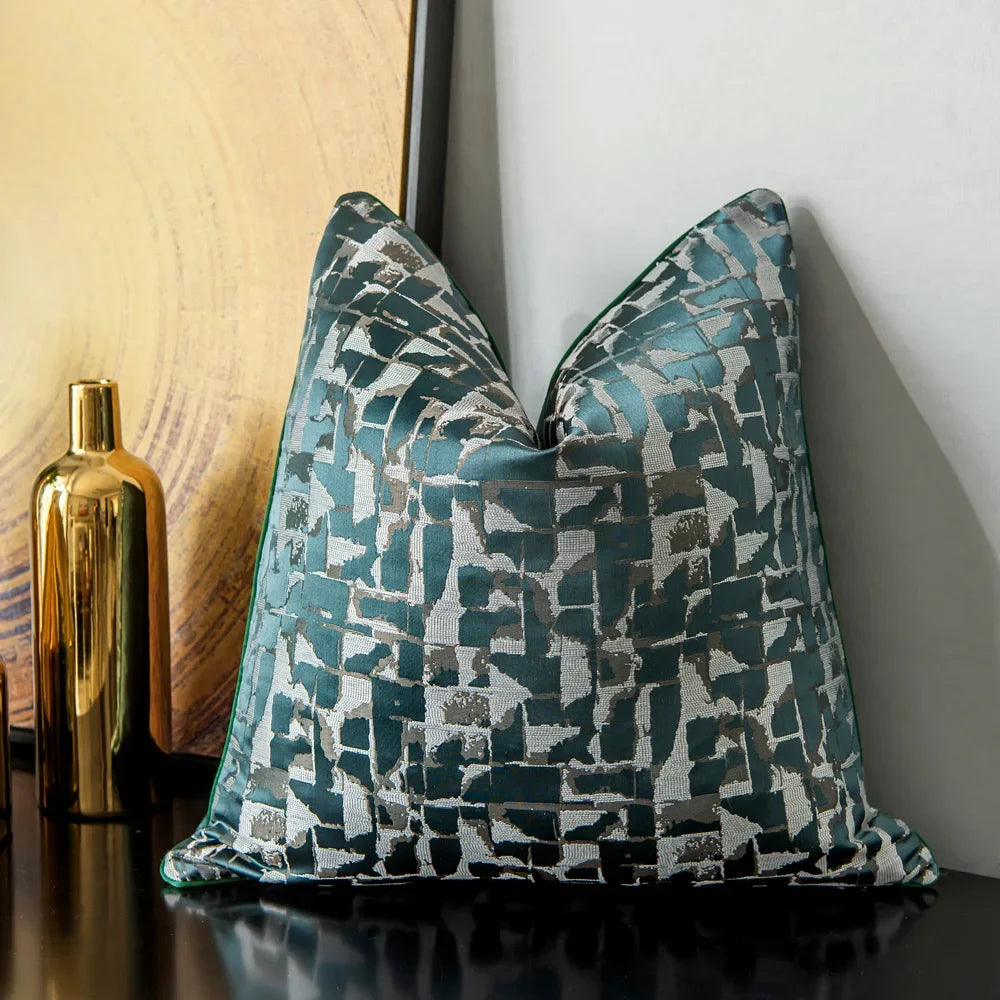 Geometric Cushion Cover Decorative Super Throw Pillow Cover For Home Sofa Living Room Hotel 30x50 45x45 50x50 60x60 Grid style